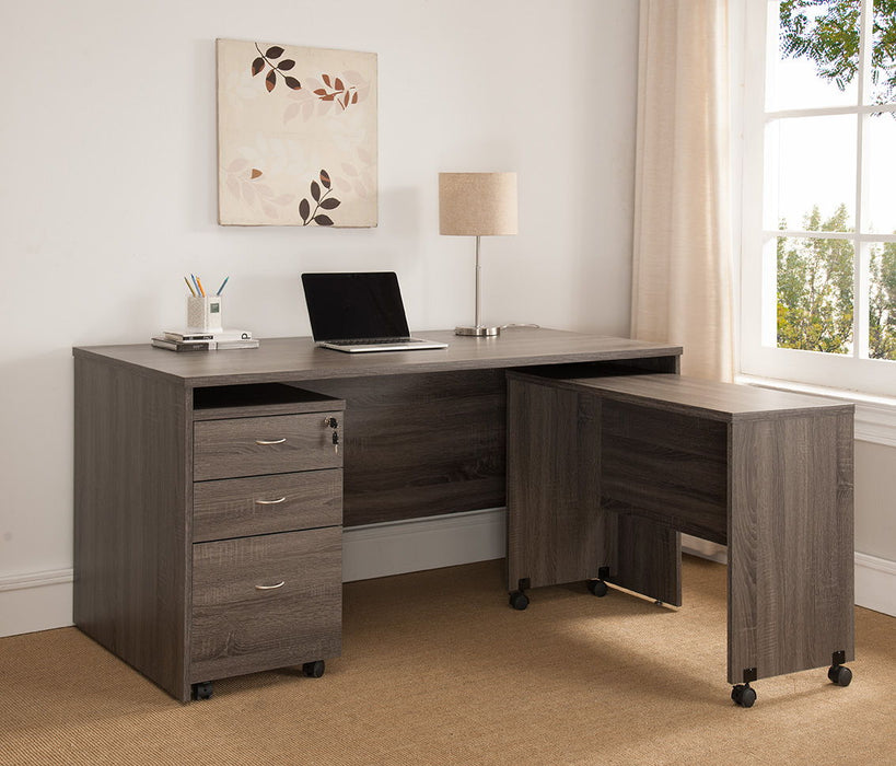 Wooden Mobile Computer Desk, Home Office Desk