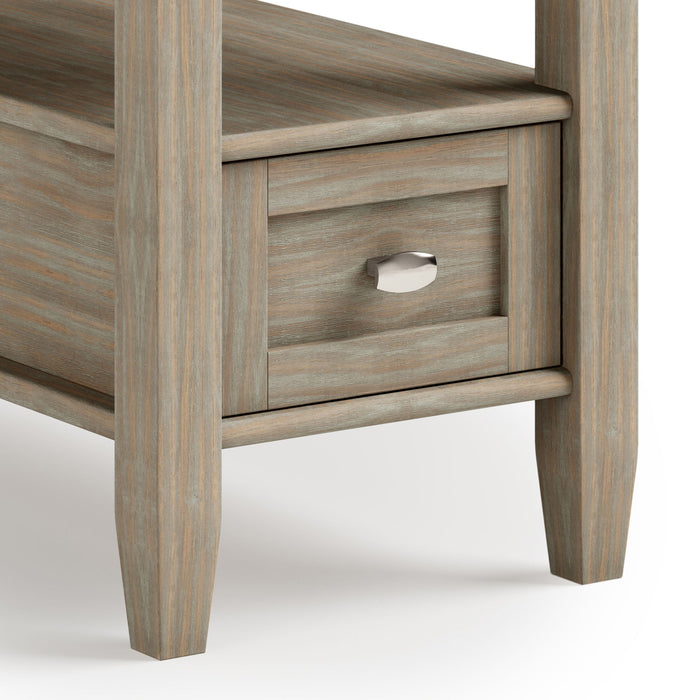 Warm Shaker - Narrow Side Table