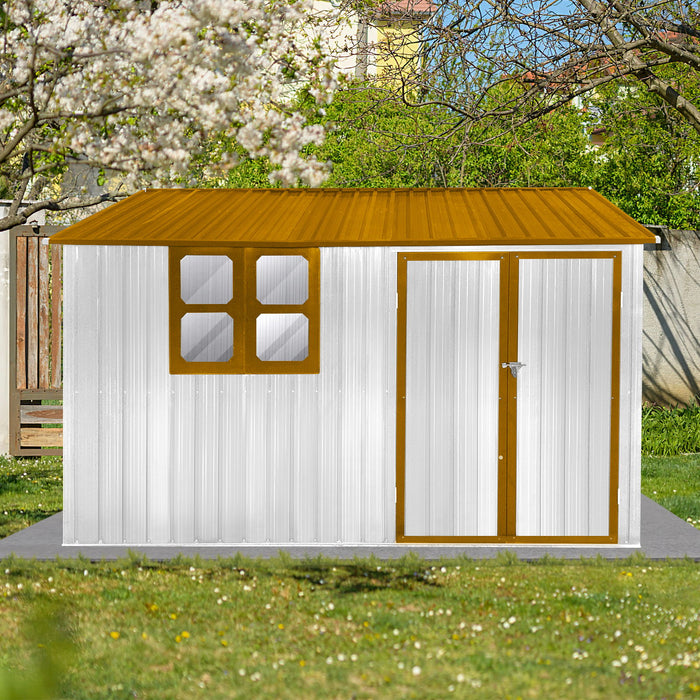 10' x 8' Garden Sheds Outdoor Storage Sheds With Window