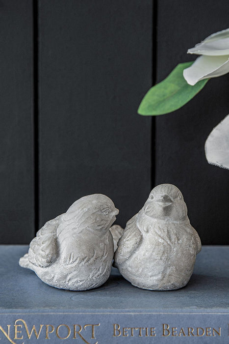 Skye Sparrow Bird Accents (Set of 2) - Antique Gray