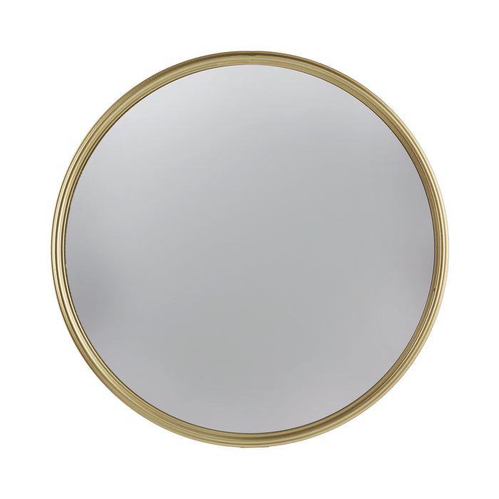 Round Mirror, Circle Mirror With Iron Frame For Living Room Bedroom Vanity, Entryway, Hallway