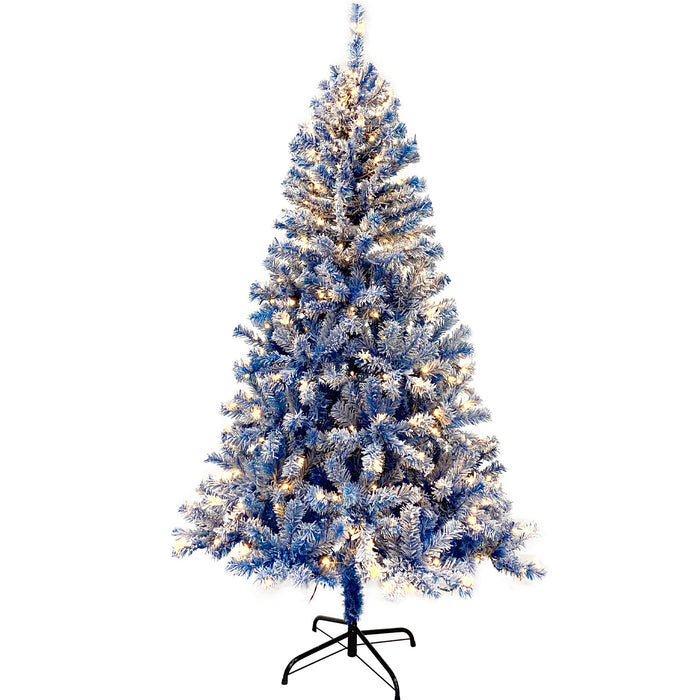 6FT Vinyl  Christmas Tree - Blue