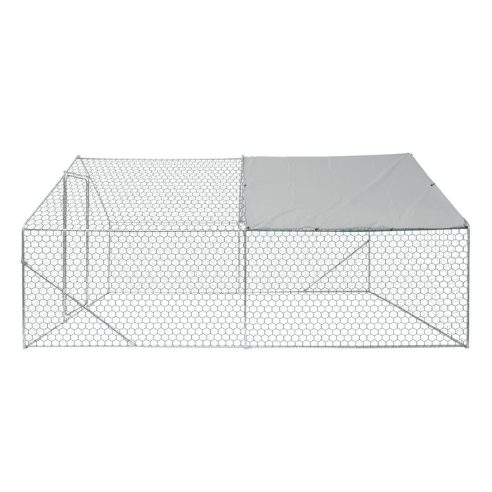 Outdoor Chicken Coop Metal Big Space