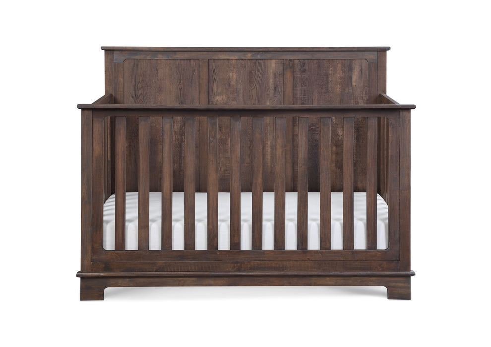 Grayson - Convertible Crib 4 In 1 - Rustic Barnwood