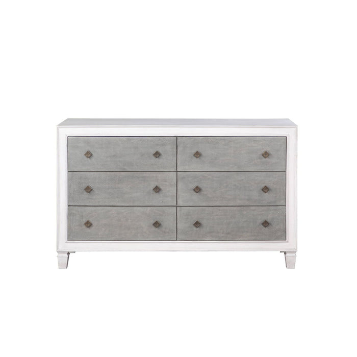 Katia - Weathered Dresser - White