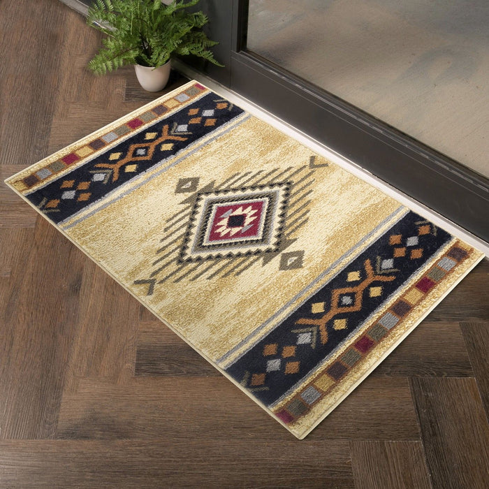 Tribes - GC_YLS4003 Cream 5' x 7' Southwest Area Rug