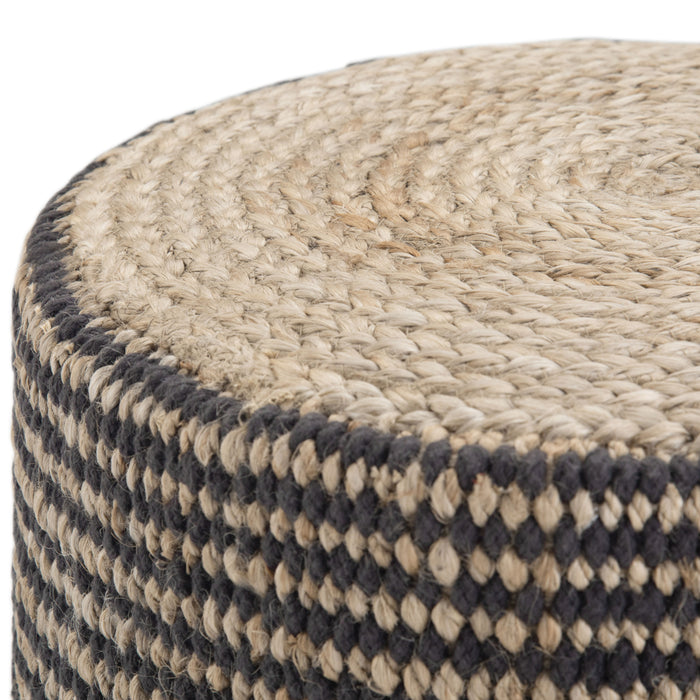 Larissa - Round Braided Pouf