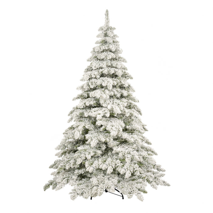 7.5ft PVC Christmas Tree with LED Lights and Bendable Branches - Green