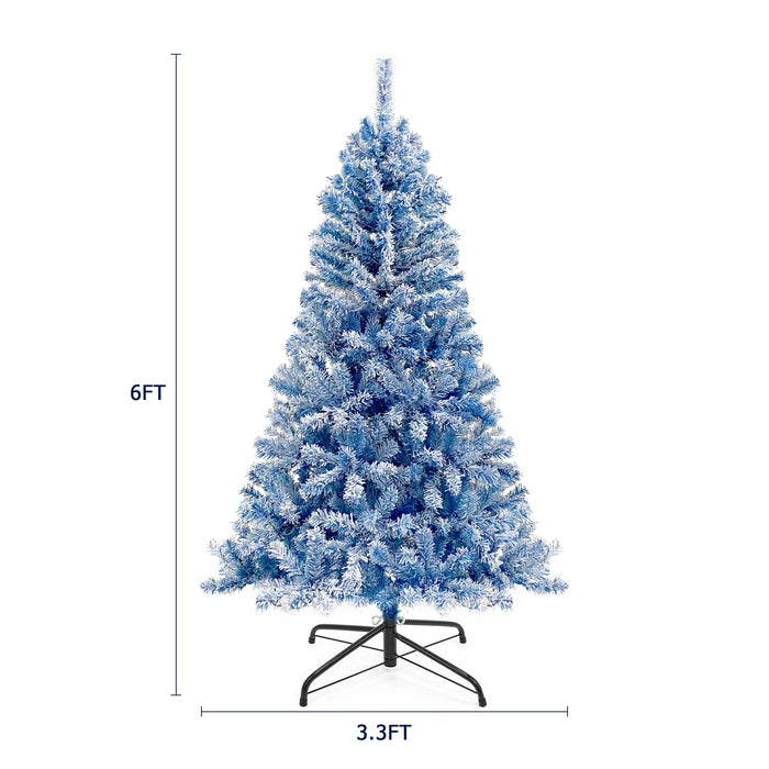 6FT Vinyl  Christmas Tree - Blue