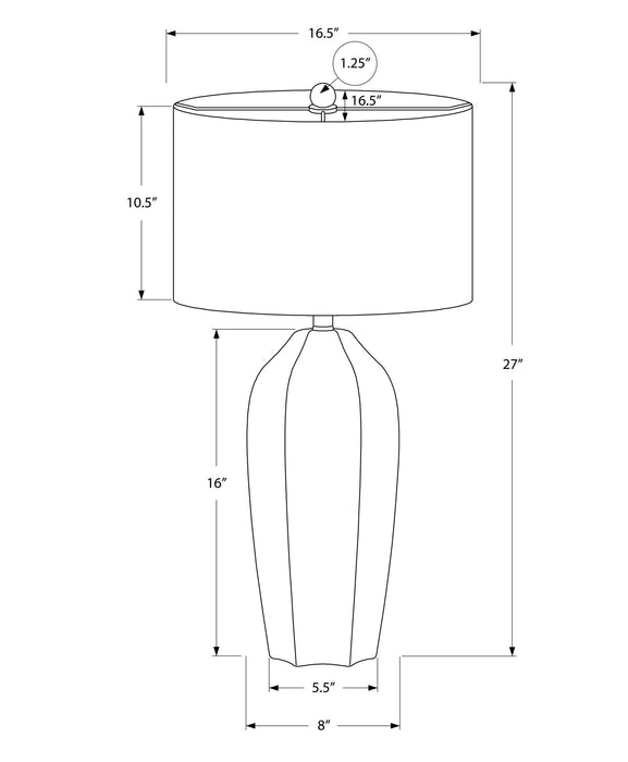 Modern Lighting, Table Lamp - Cream