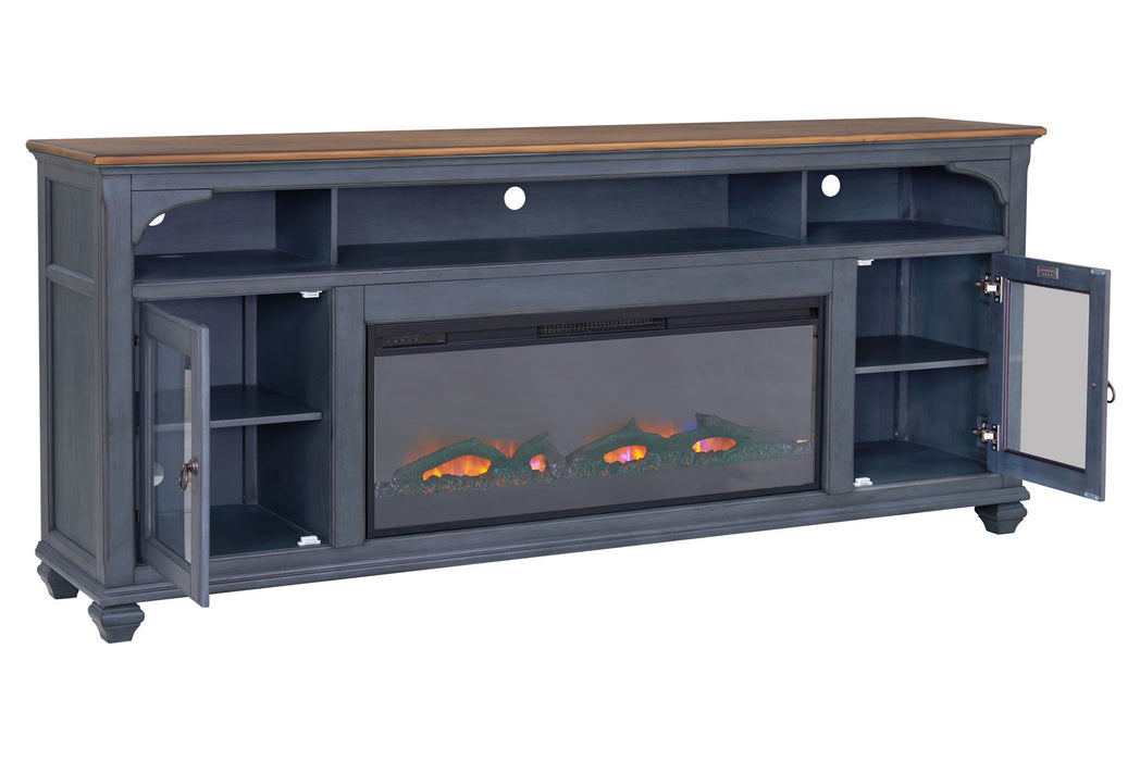 Americana - Fireplace TV Stand