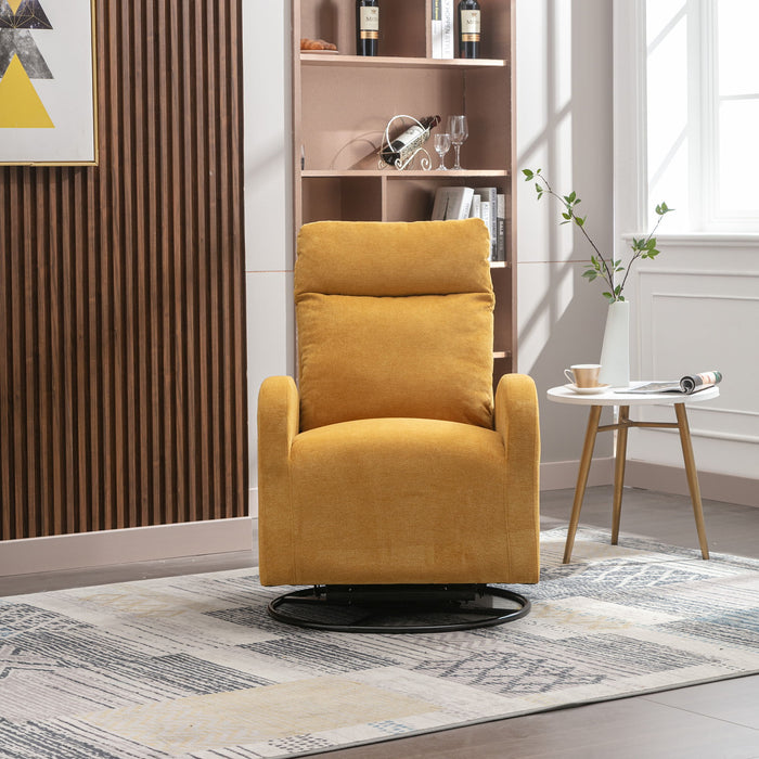 Jiada - Upholstered Swivel Glider Rocking Chair For Nursery Modern Style One Left Bag