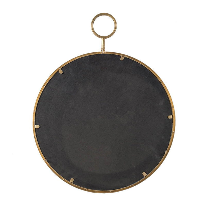 Circle Wall Mirror With Metal Frame, Accent Mirror For Living Room, Entryway, Office