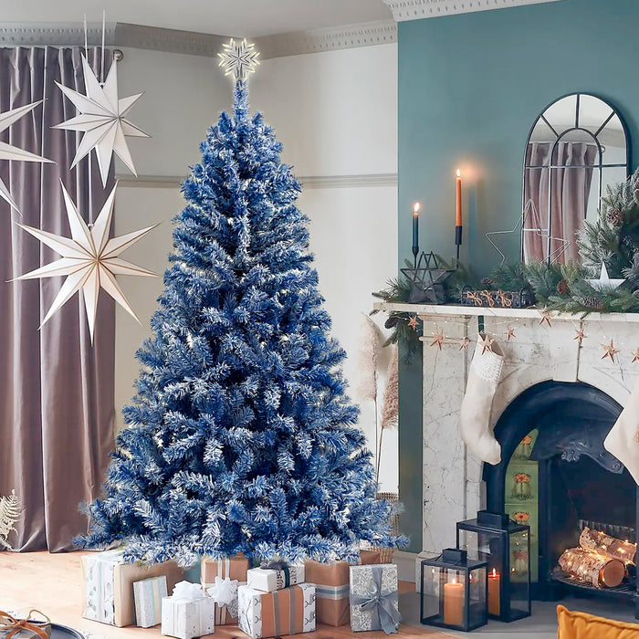 6FT Vinyl  Christmas Tree - Blue