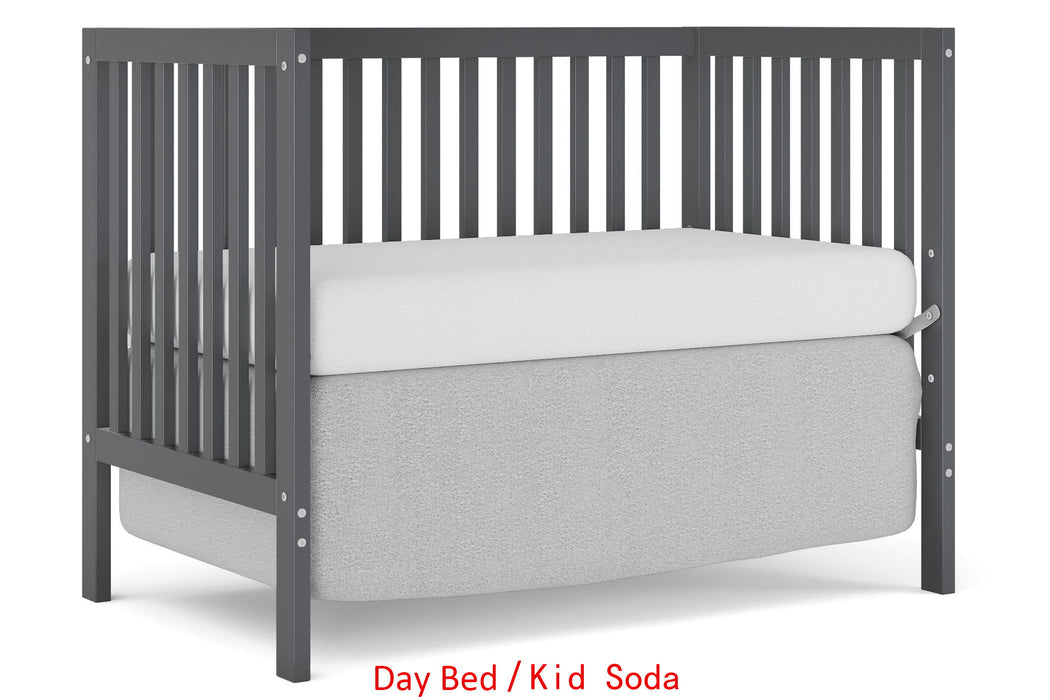 Crib 5 In 1 Convertible, Converts From Baby Crib To Toddler Bed, Fits Standard Full Size Crib Mattress