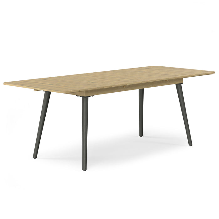 Beachside - Outdoor Extendable Dining Table - Light Teak