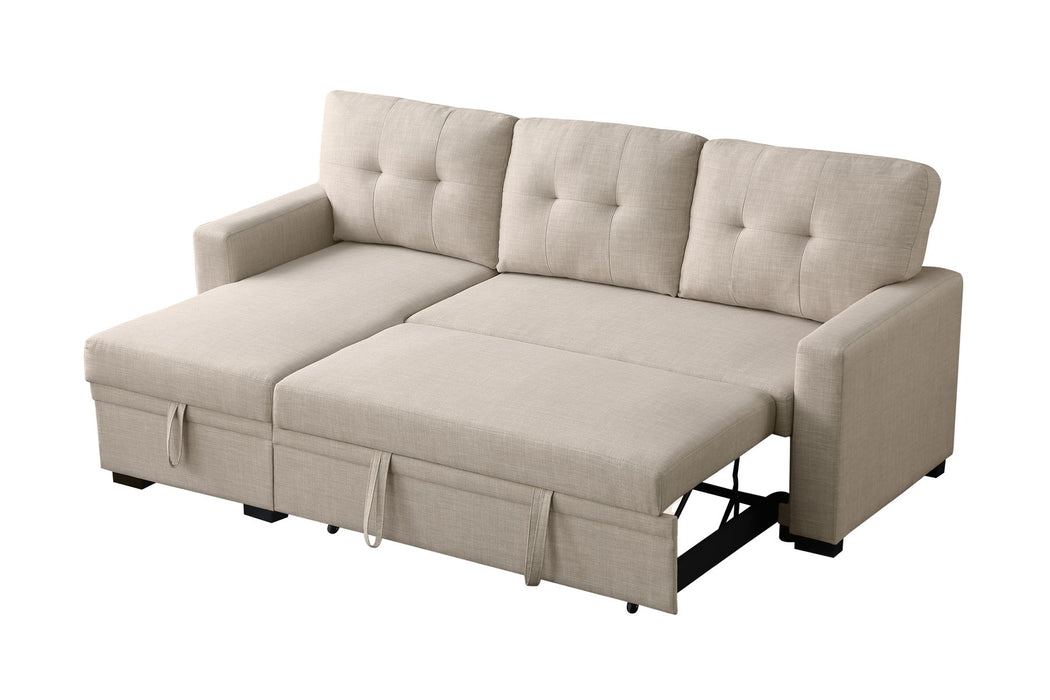 Elegant Storage Sofa - Beige