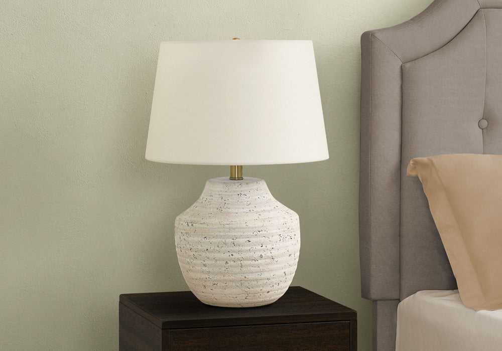 Modern Lighting, Table Lamp, Concrete - Cream