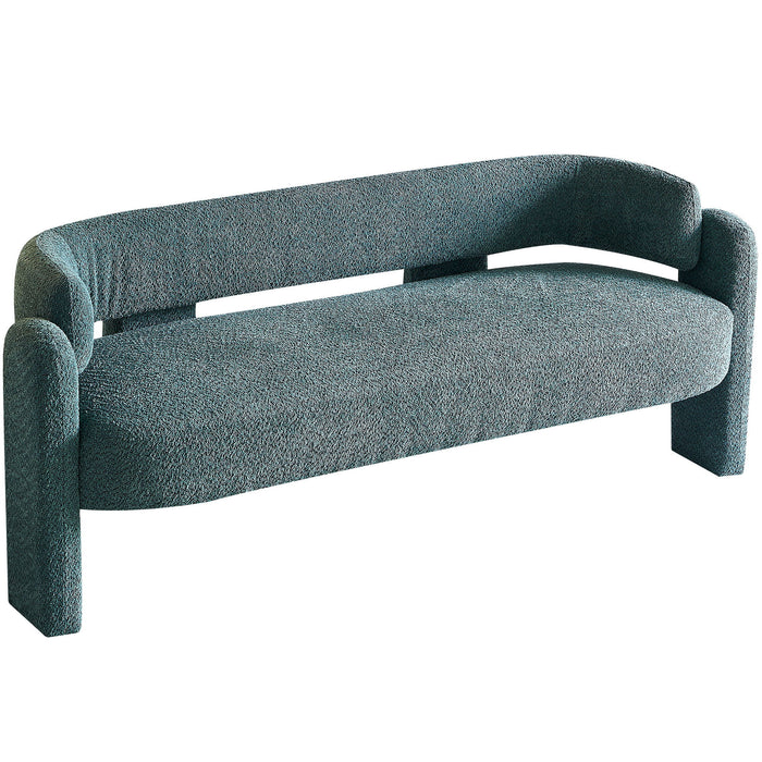 Boucle Upholstery Modern Sofa For Living Room