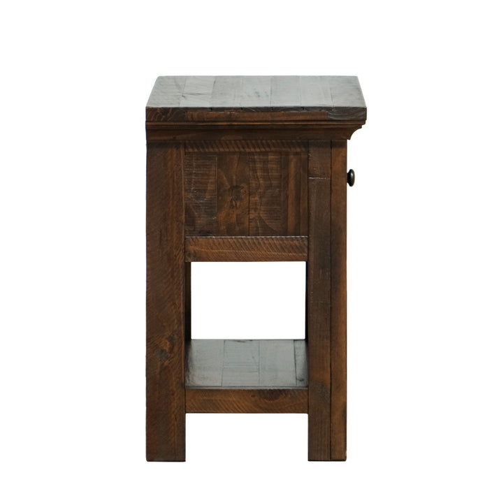 Verna - 1 Drawer Nightstand - Brown