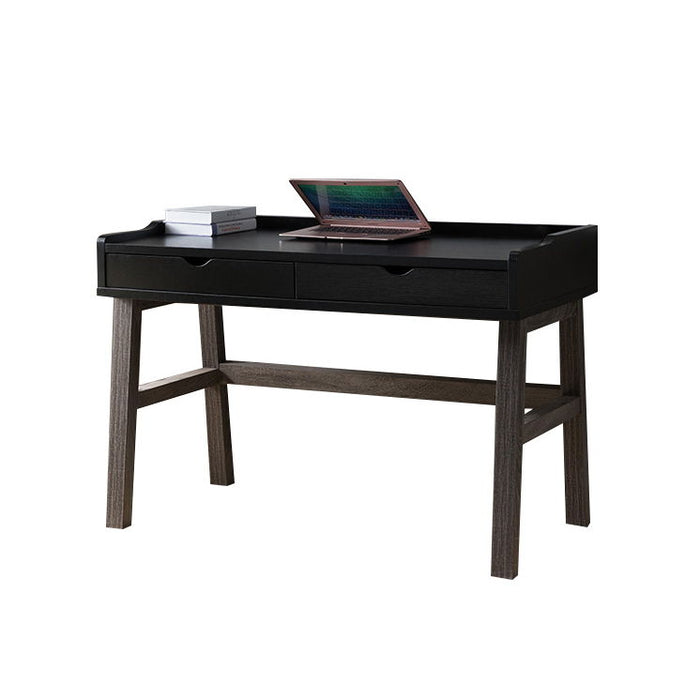 Writing Desk - Black & Distressed Grey