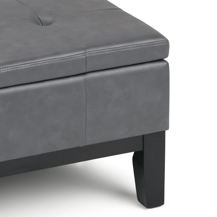 Dover - Square Coffee Table Storage Ottoman