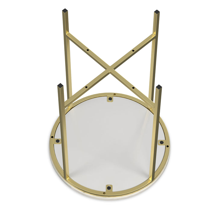 Tara - Side Table - Gold