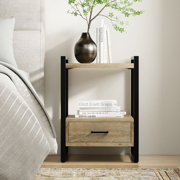 Riverside - Bedside Table - Natural