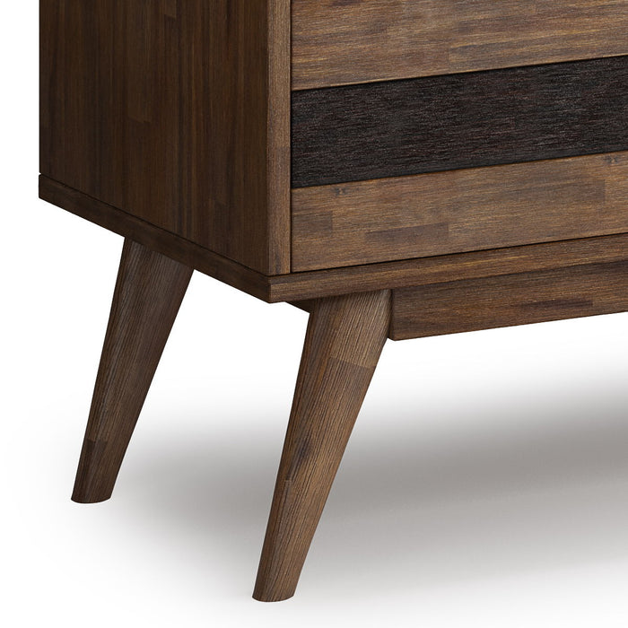 Clarkson - Low TV Stand - Rustic Natural Aged Brown