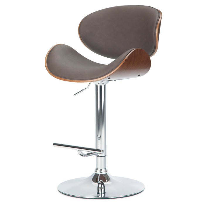 Marana - Bentwood Adjustable Swivel Bar Stool