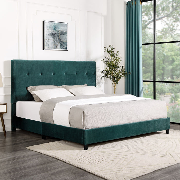 Bridgevine Home - Platform Bed - Tufted Headboard