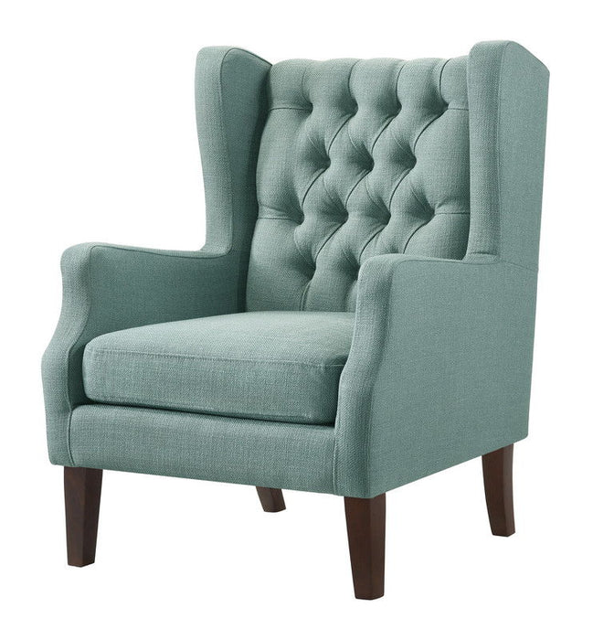 Irwin - Linen Button Tufted Wingback Chair