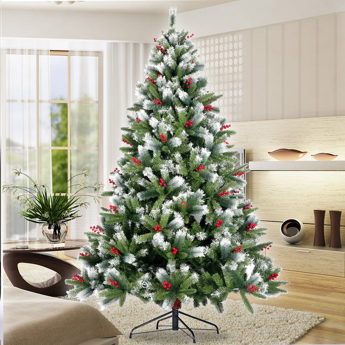 7.5 ft  Christmas Tree with Foldable Stand - Green