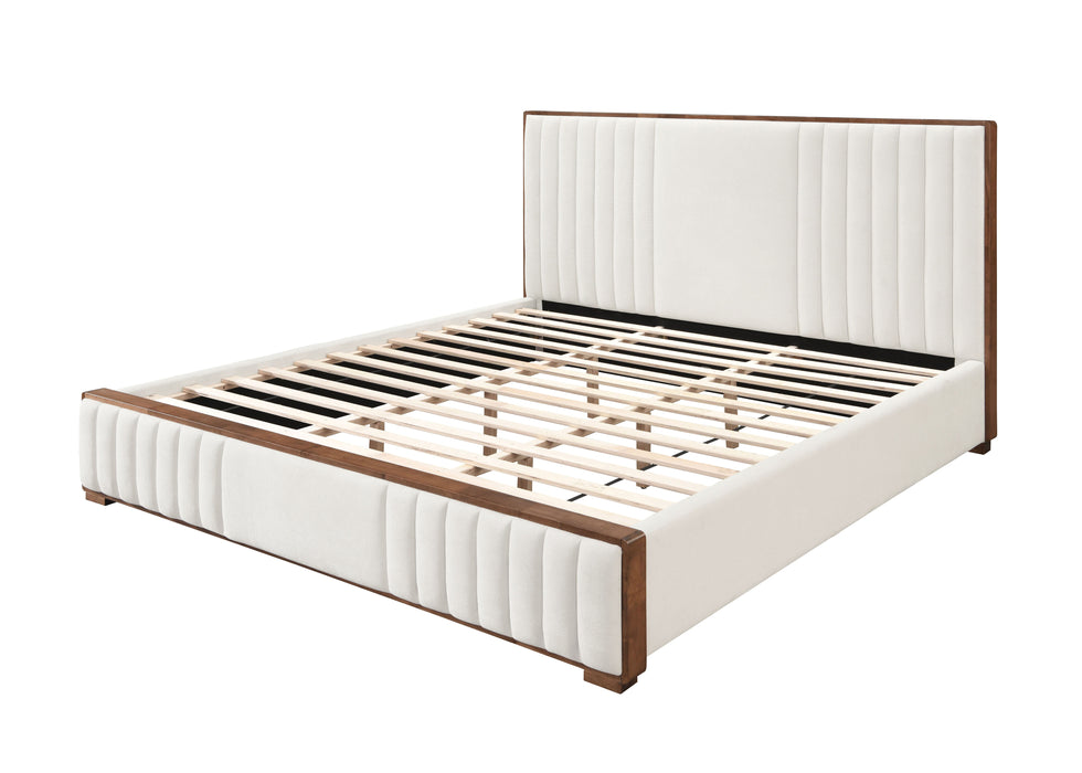 Kaleea - Queen Bed - Beige