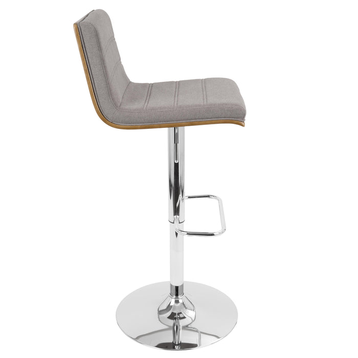 Vasari - Mid Century Modern Adjustable Barstool With Swivel