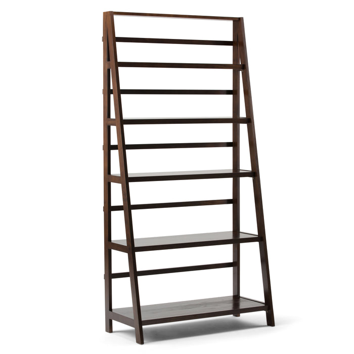 Acadian - Wide Bookcase - Brunette Brown