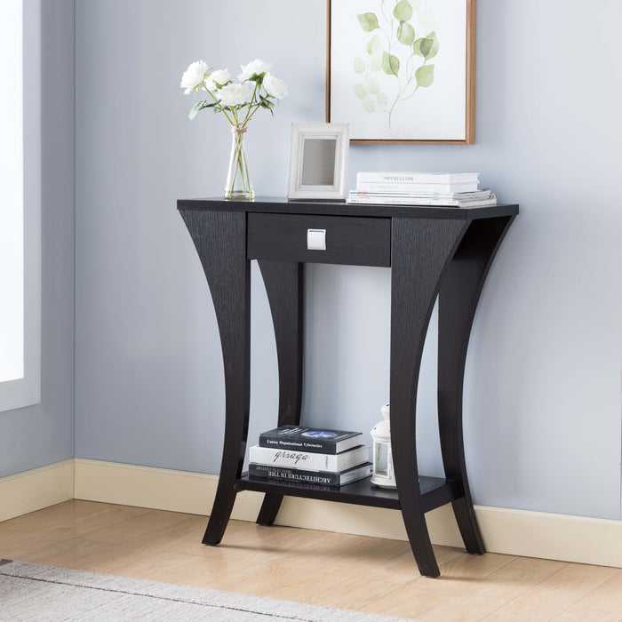 Accent Console, Hallway Table With Small Drawer