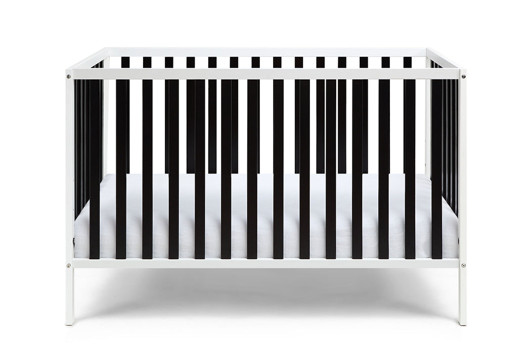 Deux - Remi Island Crib - White/Black