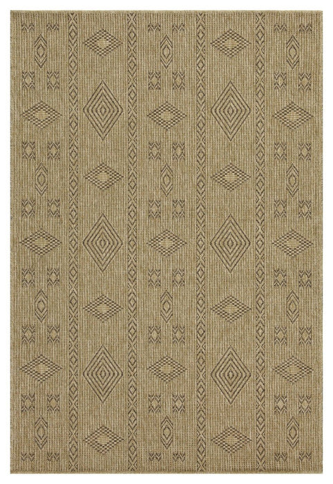 Earth - 7'10" X 10'3" Indoor / Outdoor Area Rug - Natural / Mocha