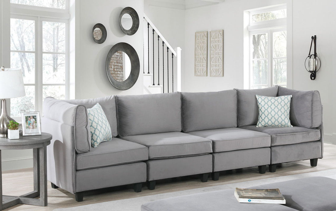 Zelmira - Velvet Sctional Sofa