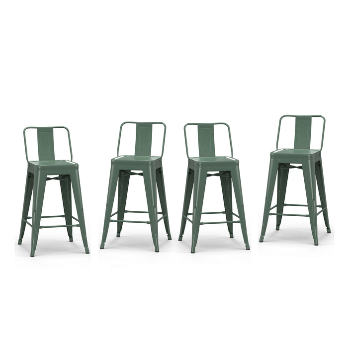 Rayne - 24" Metal Counter Height Stool (Set of 4)