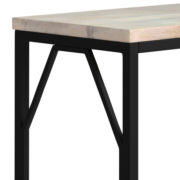 Selma - Metal and Wood Accent Table