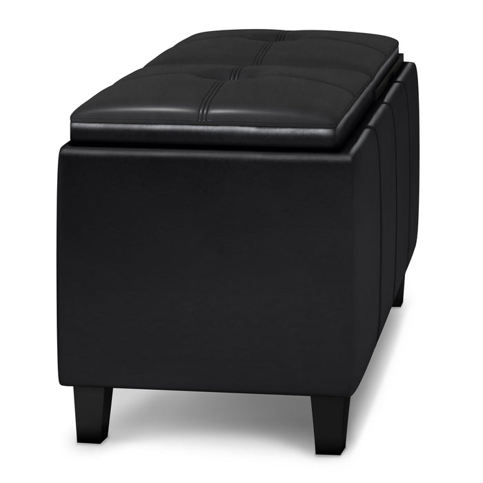 Avalon - 2 Tray Storage Ottoman