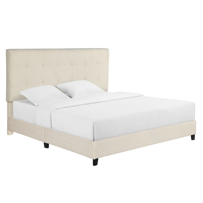 Bridgevine Home - Platform Bed - Tufted Headboard