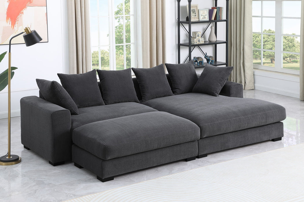 Duke - 4 Piece Upholstered Sectional