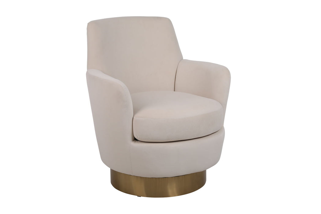 Swivel Barrel Chair, Swivel Accent Chairs Armchair For Living Room, Reading Chairs For Bedroom Comfy, Round Barrel Chairs With Gold Stainless Steel Base