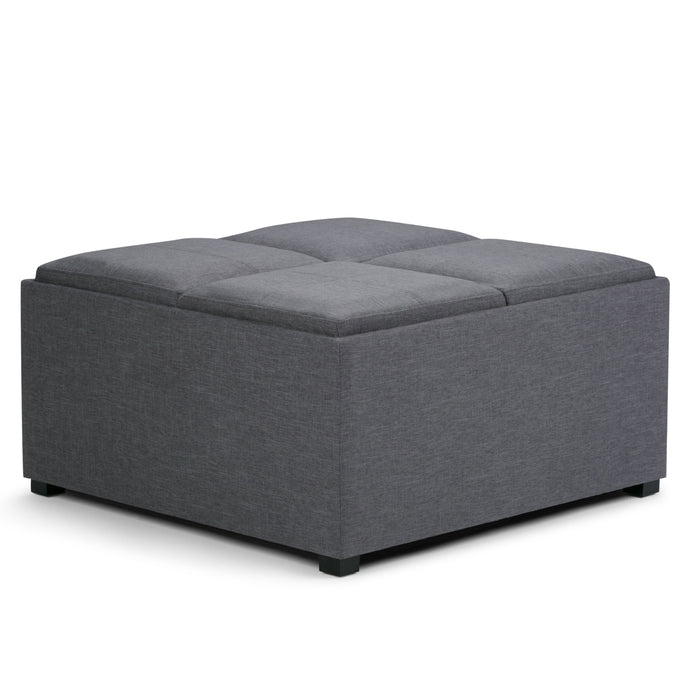 Avalon - Square Coffee Table Storage Ottoman