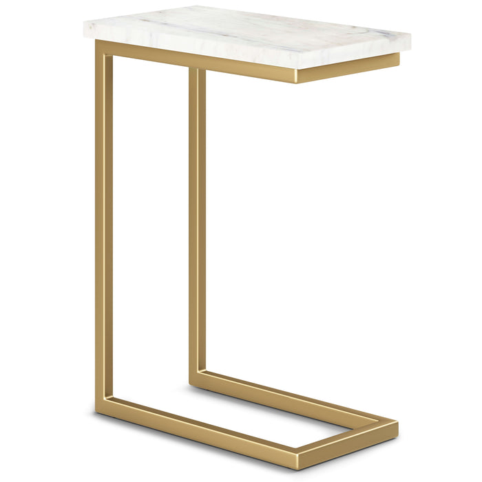 Skyler - C Side Table with Marble Top