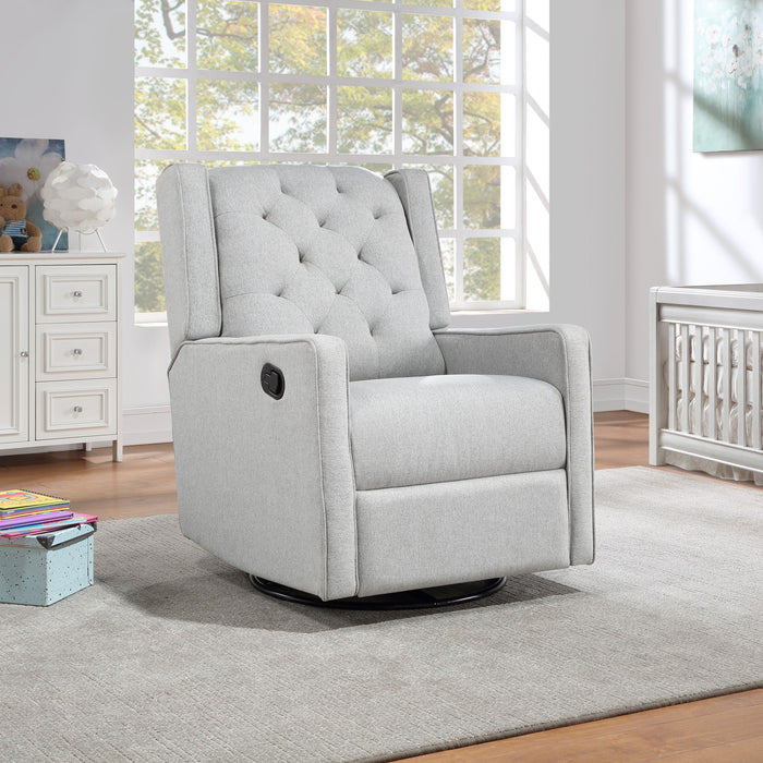 Milah - Gliding Swivel Recliner Tufted