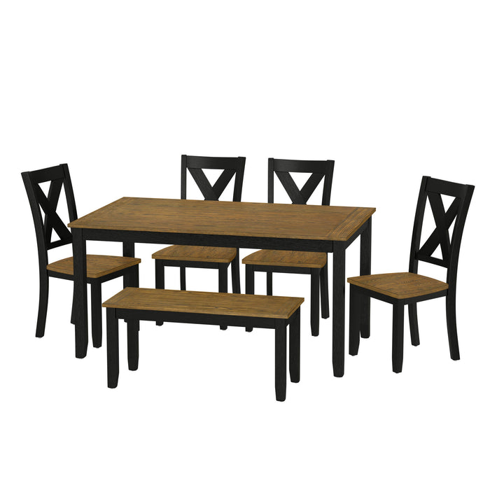 Radiant - 6 Piece Dining Table Set